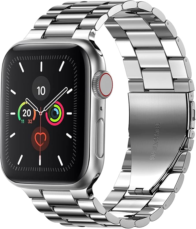 Wisme WS 60 Max Smart Watch with a stainless steel band