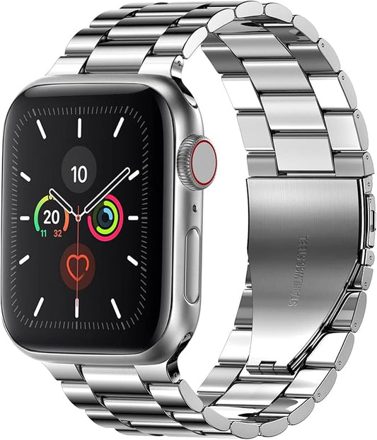 Wisme WS 60 Max Smart Watch with a stainless steel band