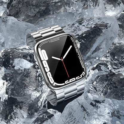 Wisme WS 60 Max Smart Watch with a stainless steel band